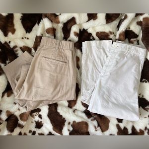 Uniqlo linen blend relaxed pants